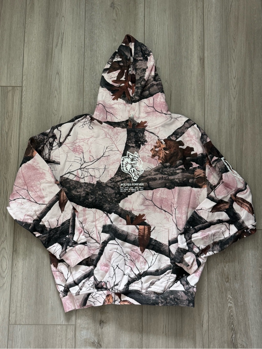 Pink Woodland Camo Premium Oversize Sweatshirt